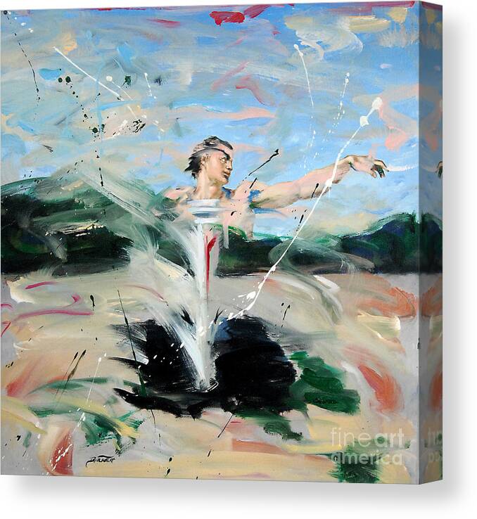 Hope Canvas Print featuring the painting Hope by Gerard Bianco
