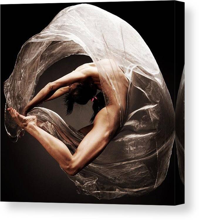 Ballet Canvas Print featuring the photograph I Know A Girl Who Could Fly

with by Bryon Paul Mccartney