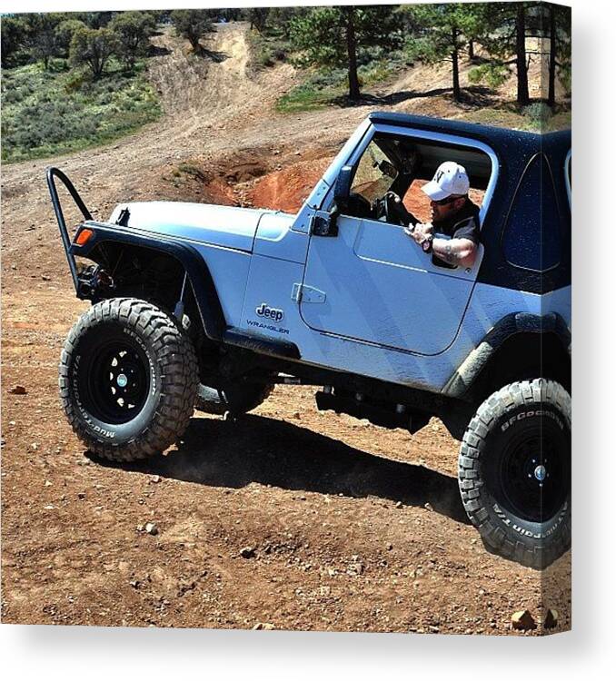 Brand34photography Canvas Print featuring the photograph I #love Wheelin. Low And Slow Is The by James Crawshaw