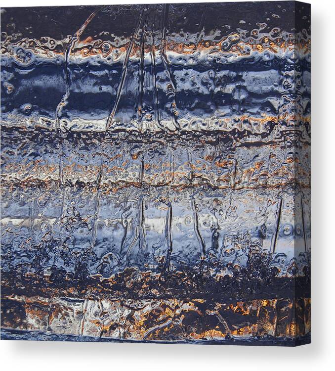 Ice Layers Canvas Print featuring the photograph Ice Layers by Sami Tiainen