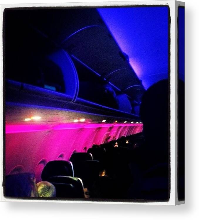 Losangelesbound Canvas Print featuring the photograph I'm Leaving On A Jet Plane! Don't by Joe Barboza