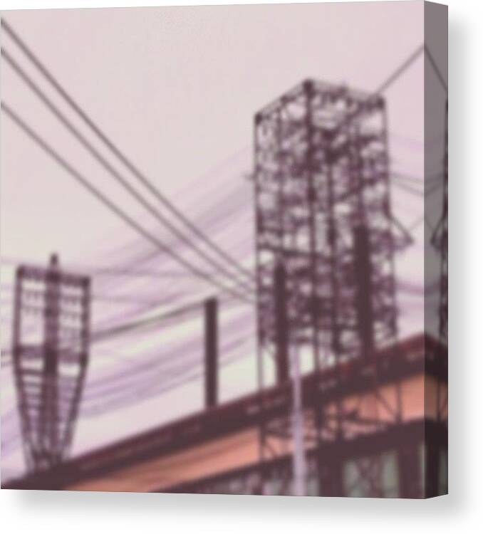 Steel Canvas Print featuring the photograph Industry #8 | #industrial #industry by Bruno Andrews