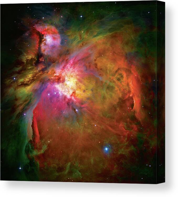 Orion Nebula Canvas Print featuring the photograph Into the Orion Nebula by Jennifer Rondinelli Reilly - Fine Art Photography