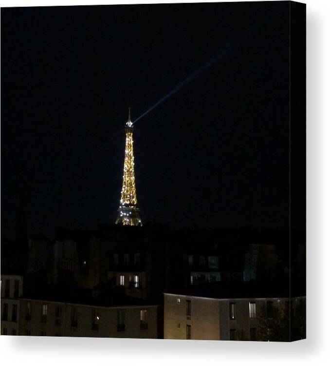 Paristoday Canvas Print featuring the photograph It's Difficult To Complain About by Vivienne Gucwa