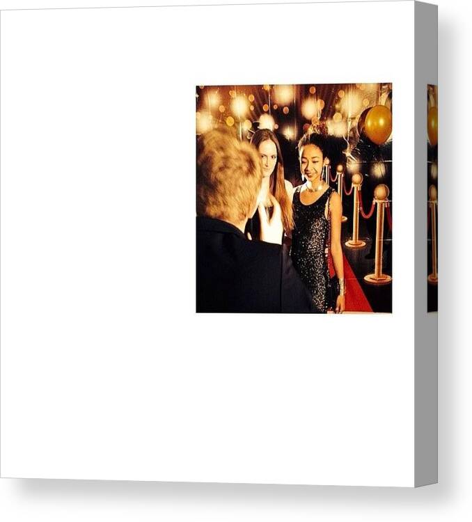 Oscars Canvas Print featuring the photograph It’s #oscars Night At Loeb. Can’t by Javarius Jones