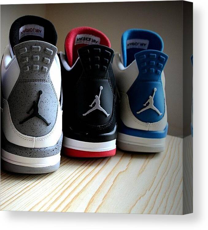 Urban Canvas Print featuring the photograph J Time... #nike #jordan #sexy #art by Taylor Made