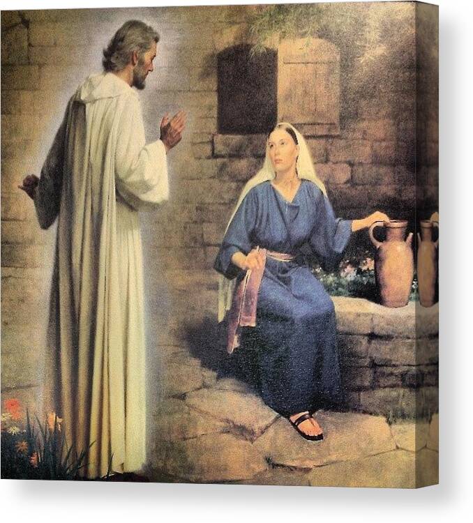 Day Canvas Print featuring the photograph #jesus #christ #sabbath #day #honor by Rachel Friedman