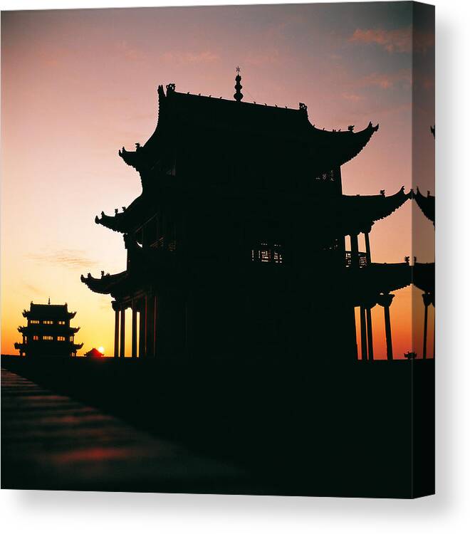 Great Wall Canvas Print featuring the photograph Jia Yu Guan by Yue Wang