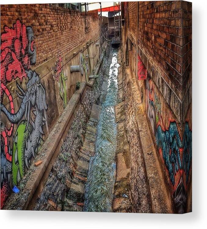 City Canvas Print featuring the photograph #johannesburg #city #street by David Lamberti