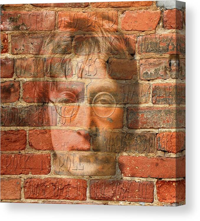 Lennon Canvas Print featuring the photograph John Lennon 2 by Andrew Fare