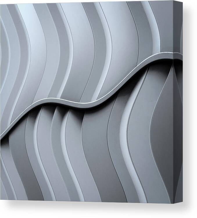 Wave Canvas Print featuring the photograph Just Form,no Function by Artistname