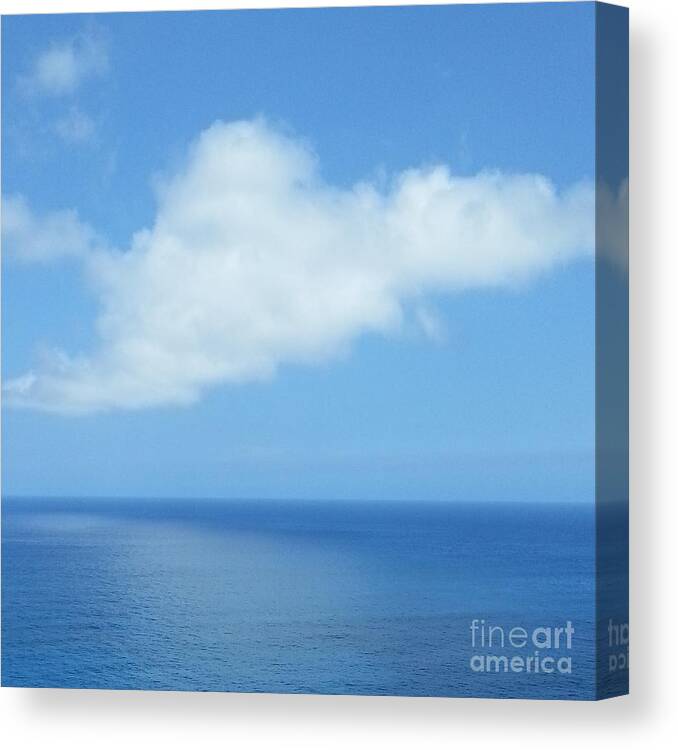 Blue Sky Canvas Print featuring the photograph Kauai Blue by Joseph J Stevens