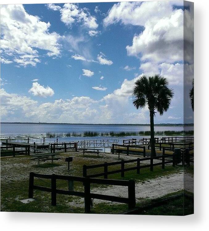 Instaflorida Canvas Print featuring the photograph Lake Monroe #florida #instagram_florida by Dan Piraino