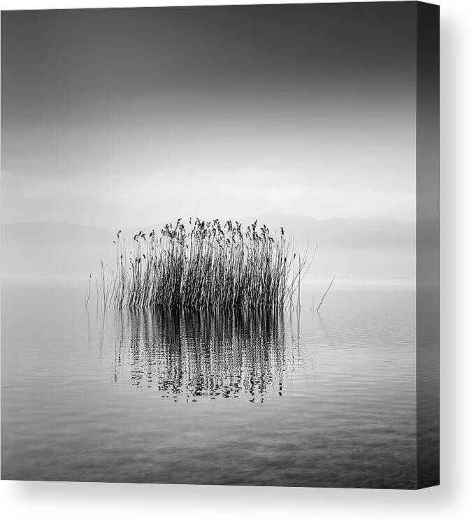 Lake Canvas Print featuring the photograph Lake Reflections by George Digalakis