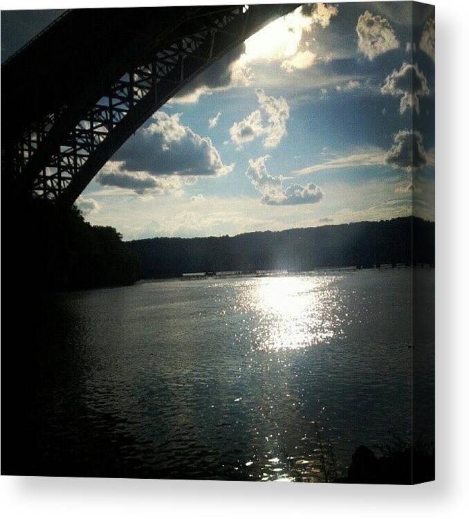 New York City Canvas Print featuring the photograph Leaving New York by Erin E Murphy HouseOnHudson