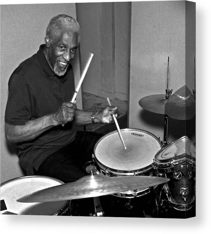 Jazz Canvas Print featuring the photograph Legrand Rogers 2 by Lee Santa