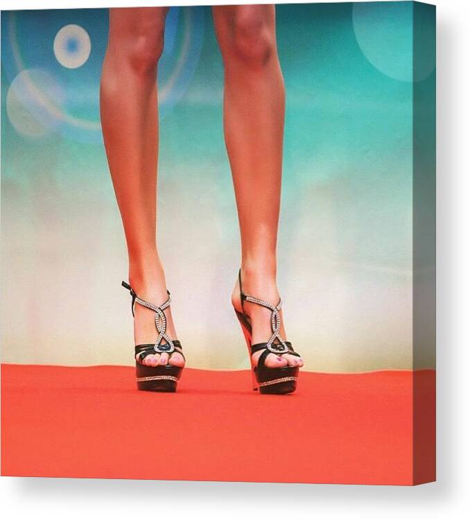 Fashion Canvas Print featuring the photograph #legs #model #fashion #phototag_it by Giuseppe Anello