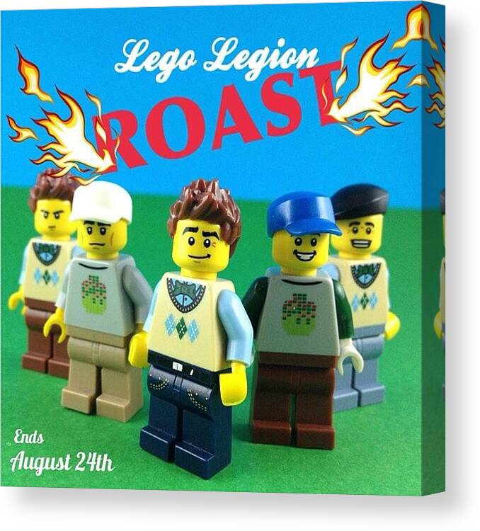 Legolegion_roast Canvas Print featuring the photograph Lets Play A Game!
it's Your Turn To by Lego Legion