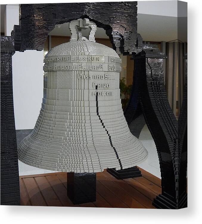 Richard Reeve Canvas Print featuring the photograph Liberty in Lego by Richard Reeve