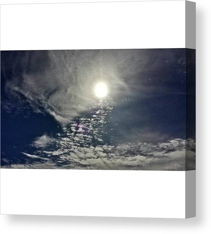 Skygazing Canvas Print featuring the photograph Like A Moth To A Flame, I'm Attracted by Jeddadiah Aiono