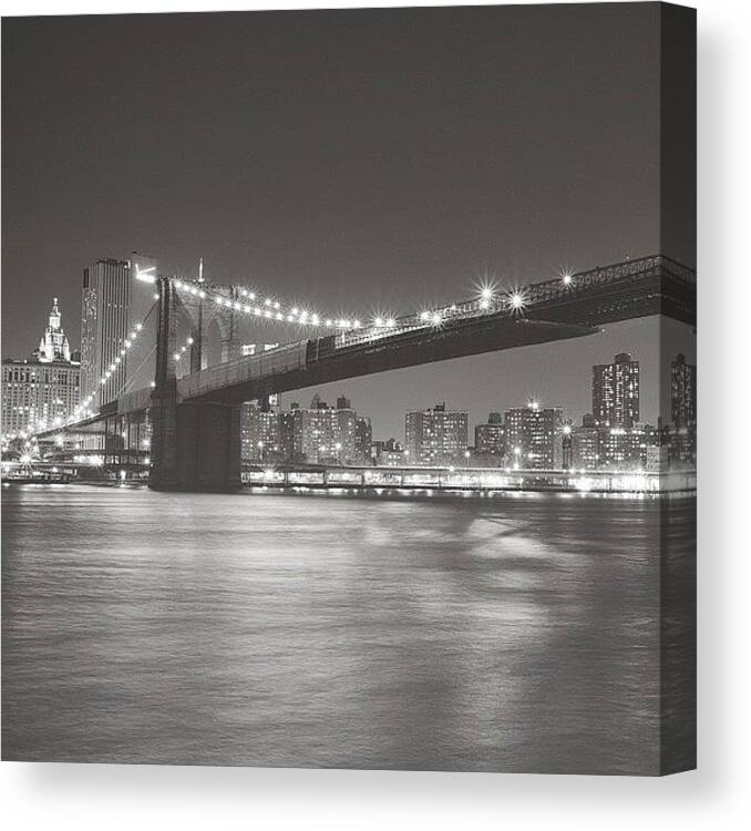  Canvas Print featuring the photograph Like A String Of Diamonds by Vivienne Gucwa
