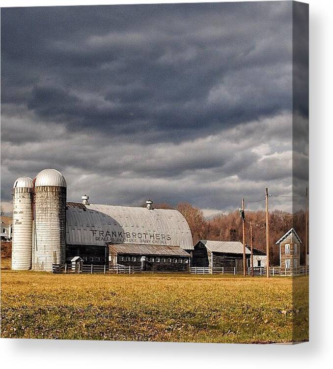 Localbarn Canvas Print featuring the photograph Local Barn by Lock Photography