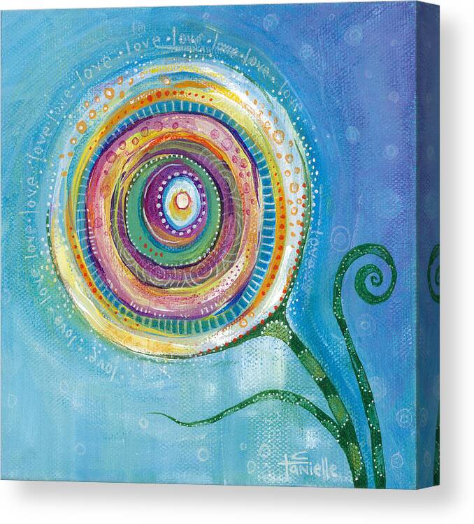 Hope Canvas Print featuring the painting Love Is All You Need by Tanielle Childers