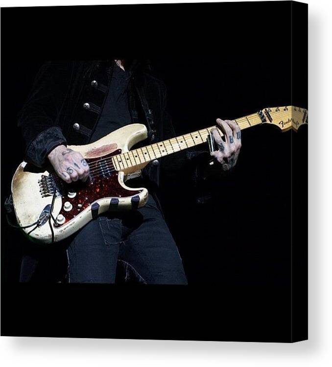 Love Canvas Print featuring the photograph #love This One! #mickmars #motleycrue by Melissa C