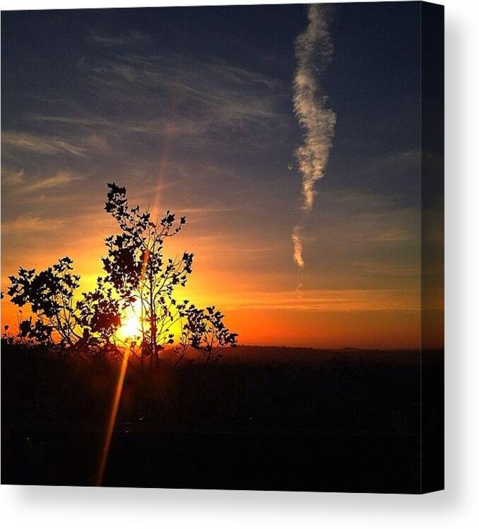 Sky Canvas Print featuring the photograph Lullaby And Good Night by J Lopez