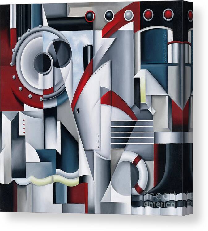 Maiden Canvas Print featuring the painting Maiden Voyage by Catherine Abel