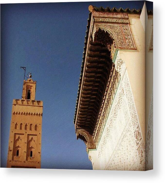 Marrakesh Canvas Print featuring the photograph #marrakesh, 2009 by Gogliardo Maragno