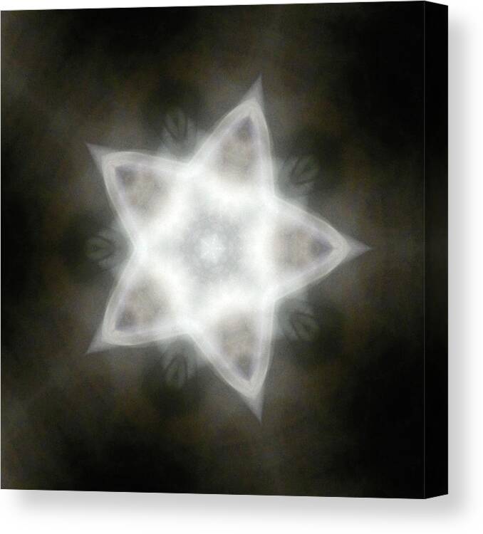 Mandala Canvas Print featuring the photograph Mayan Star by Lisa Lipsett