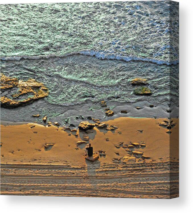 Israel Canvas Print featuring the photograph Meditation by Ron Shoshani