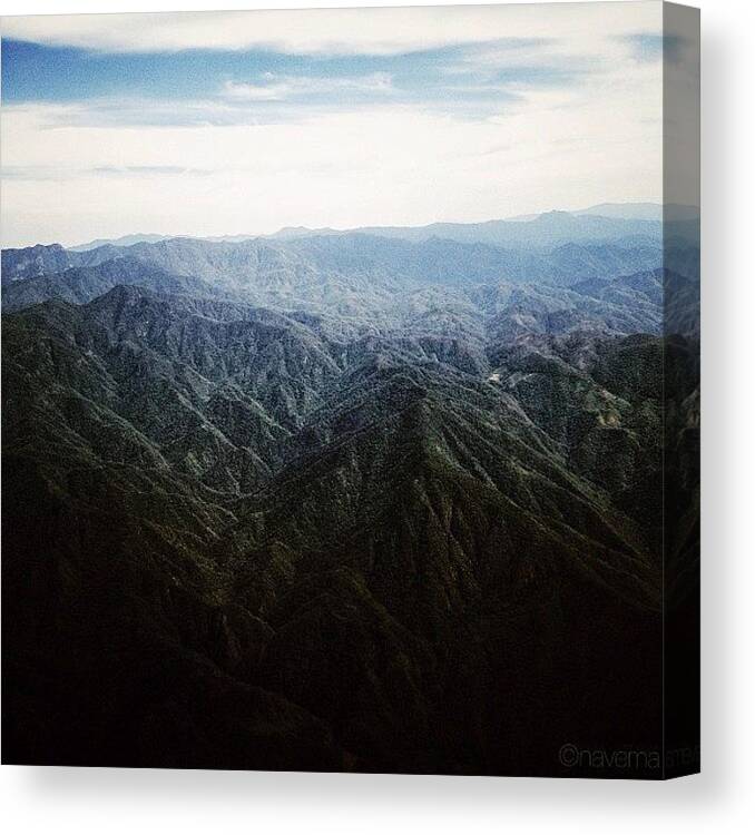 Navema Canvas Print featuring the photograph Mexico's Majestic Mountains by Natasha Marco