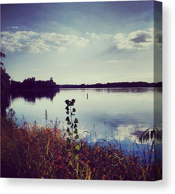  Canvas Print featuring the photograph Minnesota Is Pretty by Jen Hernandez