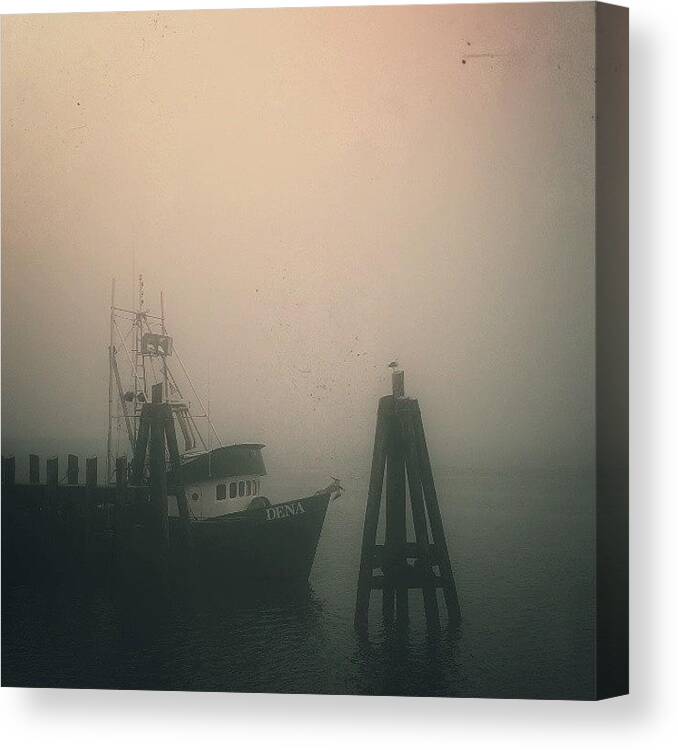 Boat Canvas Print featuring the photograph Moored II by CML Brown