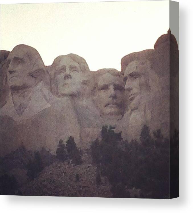 Rushmore Canvas Print featuring the photograph Mount Rushmore by Dan Mason