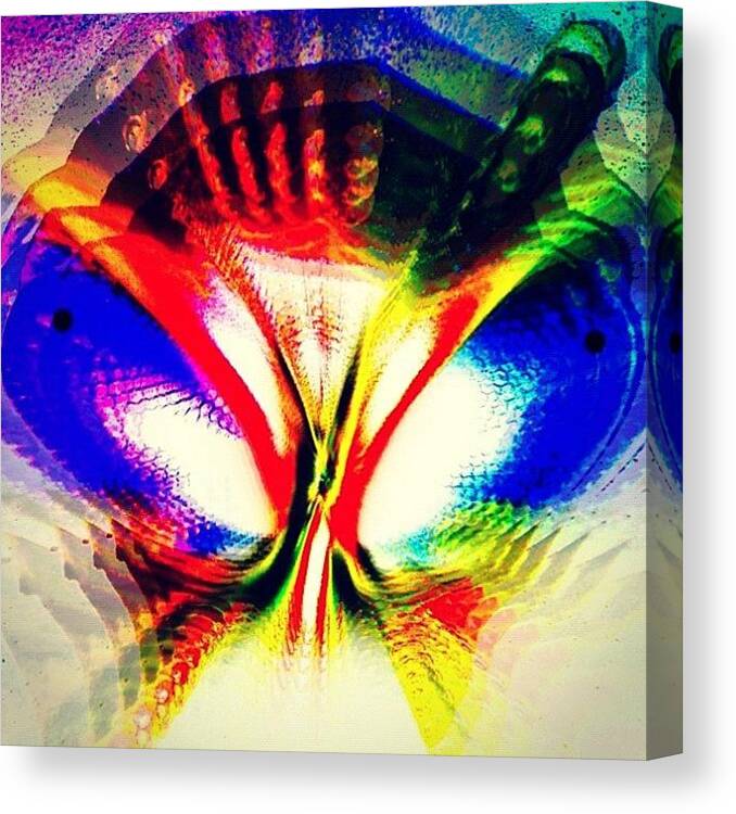 Instagramtags Canvas Print featuring the photograph Musca Galactica by Urbane Alien