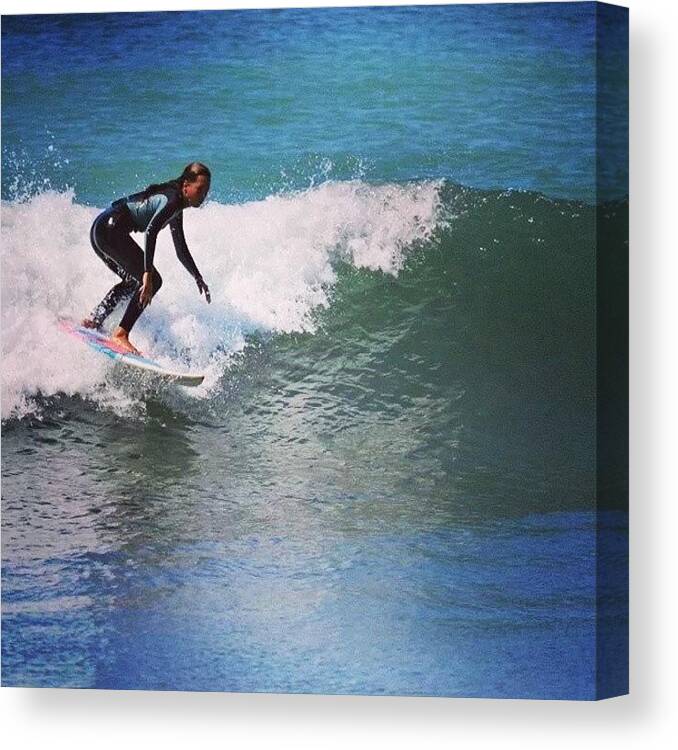 Surf Canvas Print featuring the photograph My Life In A Pic.
#surf #love #it #so by Aylu Piccoli