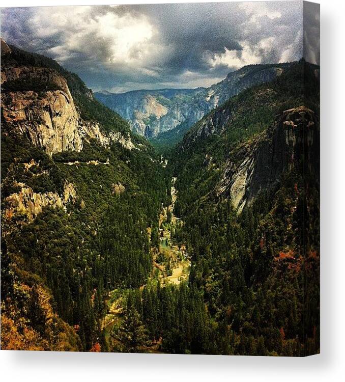 Summer Canvas Print featuring the photograph #nature #beauty #yosemite #park #like by Ken SF