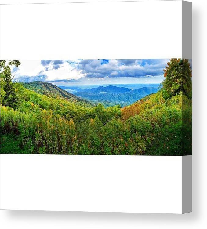 Asheville Canvas Print featuring the photograph Need A Wingsuit by Simon Nauert