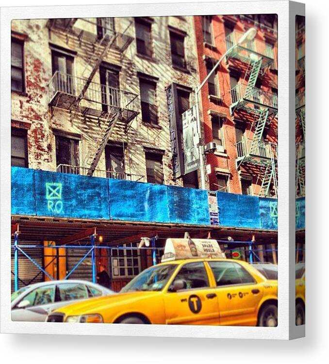  Canvas Print featuring the photograph Nitty, Gritty, Nycity by Skip Rogers