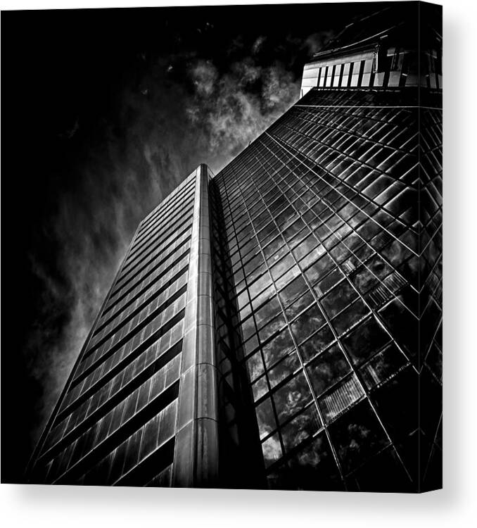 Toronto Canvas Print featuring the photograph No 123 Front St W Toronto Canada by Brian Carson