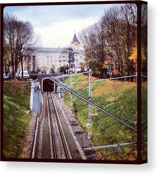 Beautiful Canvas Print featuring the photograph North Way #photography #photo #photos by Denis Makhanko