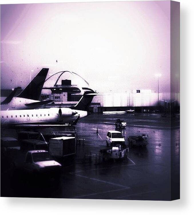 Lax Canvas Print featuring the photograph Off And Away On A Rainy Day! #dripraces by Montana Under The Big Sky