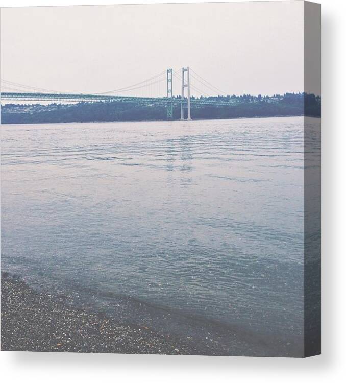 Narrows Canvas Print featuring the photograph On Observing the Narrows by Kristen Whisman