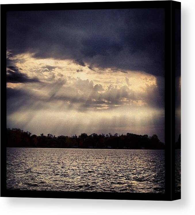 Storm Canvas Print featuring the photograph Open Skies by Hermes Fine Art