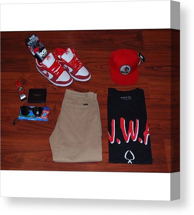 Outfit Of The Day, Nike Sb Dunk Low Canvas Print / Canvas Art by Brooklyn  Projects - Mobile Prints