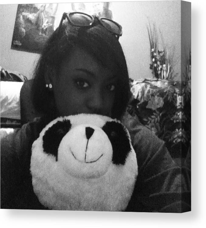 Me Canvas Print featuring the photograph #panda #love #always #fiji And #me by Zaquala Hawks