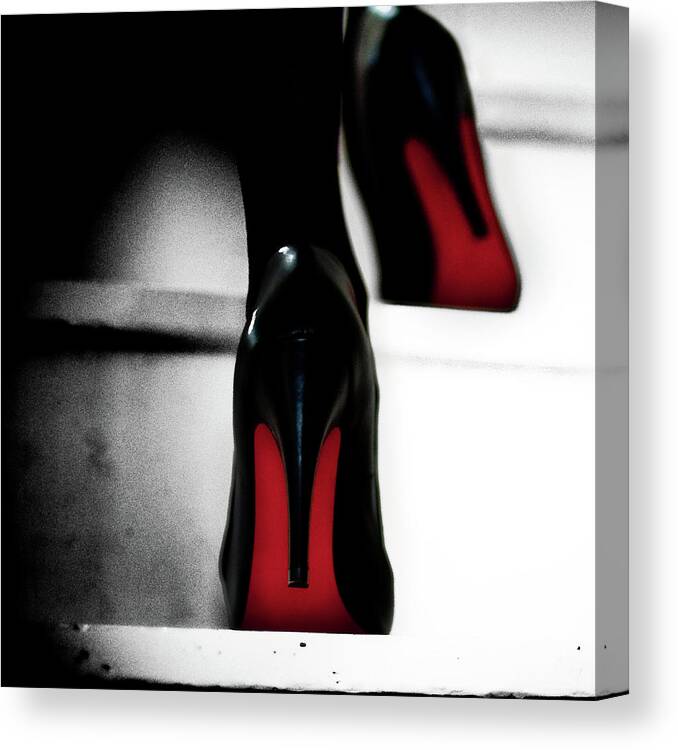Shoes Canvas Print featuring the photograph Paris Paris by Betina La Plante
